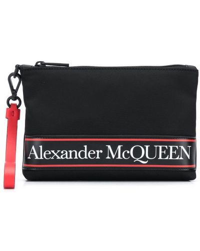Bolso clutch Alexander Mcqueen negro