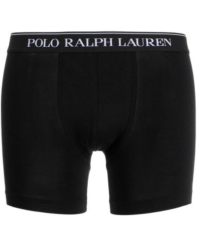 Slips brodé avec manches courtes Polo Ralph Lauren noir