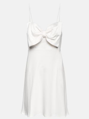 Σατέν φόρεμα Rixo λευκό