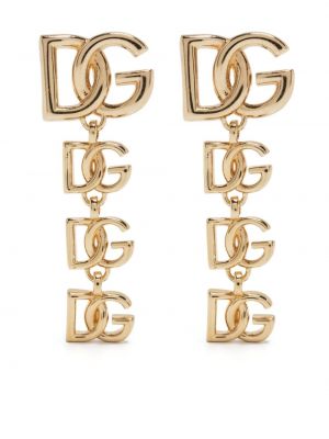 Náušnice Dolce & Gabbana zlatá