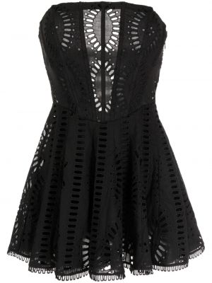 Φόρεμα με κέντημα Charo Ruiz Ibiza μαύρο