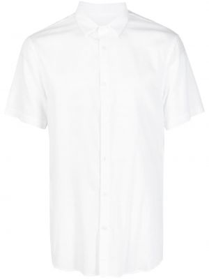Košile s výšivkou Armani Exchange bílá