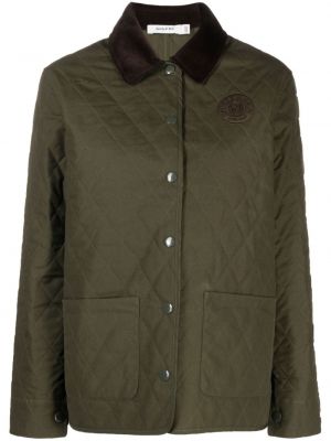 Giacca bomber trapuntata Sporty & Rich verde