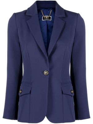 Montert lang blazer Elisabetta Franchi blå