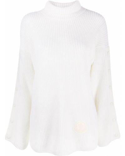 Jersey de tela jersey Moncler blanco