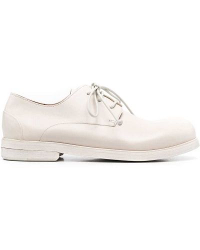 Pantofi derby cu șireturi din dantelă Marsell alb