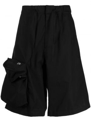 Bavlněné šortky cargo Oamc černé