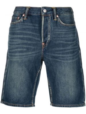 Jeans-shorts Evisu blå