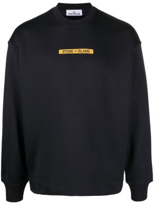 Trykt sweatshirt Stone Island blå