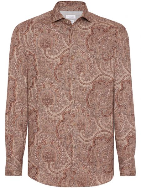 Chemise en jacquard Brunello Cucinelli