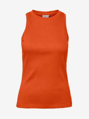 Maiou din bumbac Aware By Vero Moda - portocaliu