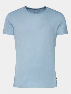 Marškinėliai Sisley mėlyna