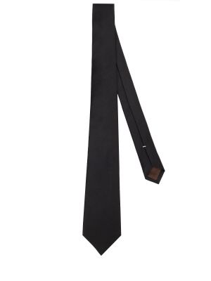 Шелковый галстук Canali черный