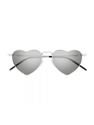 Okulary przeciwsłoneczne w geometryczne wzory w serca Saint Laurent