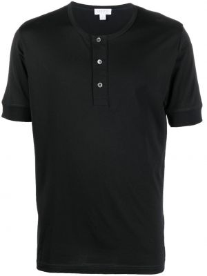 T-shirt Sunspel schwarz