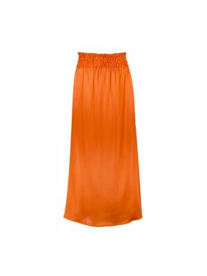 Długa spódnica Femmes Du Sud pomarańczowa