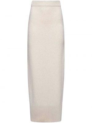 Pletené dlouhá sukně Altuzarra bílé