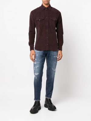 Distressed figurbetonte skinny jeans Pt Torino