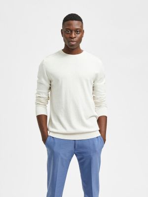 Jersey de algodón de tela jersey Selected azul