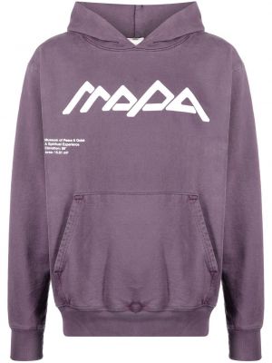 Hoodie con stampa Museum Of Peace & Quiet viola