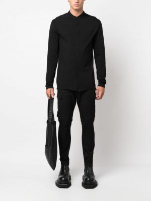 Marškiniai slim fit Thom Krom juoda