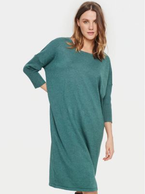 Robe en tricot Saint Tropez vert