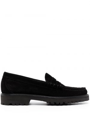 Pantofi loafer din piele de căprioară G.h. Bass & Co negru
