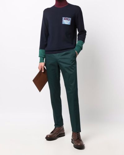 Pantalones chinos slim fit Dolce & Gabbana verde