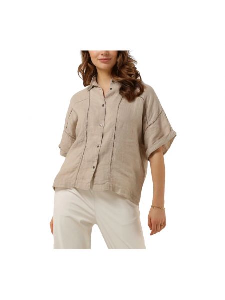 Bluse Knit-ted beige