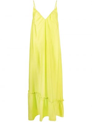 Вечерна рокля без ръкави с v-образно деколте Gestuz зелено