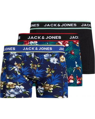 Bokseršorti ar ziediem Jack & Jones zils