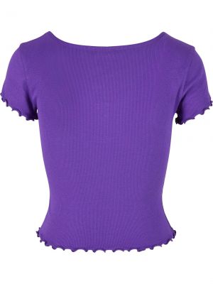 Marškinėliai Urban Classics violetinė