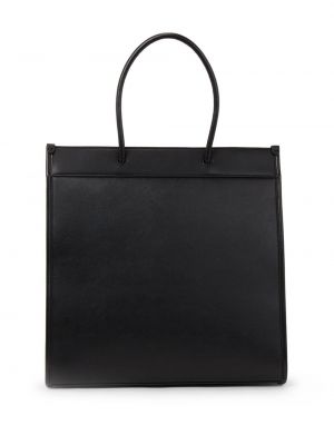 Shopper kabelka s potiskem Karl Lagerfeld černá