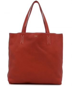 Τσάντα shopper Hermès κόκκινο