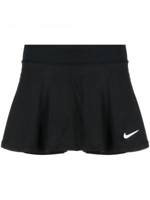 Двустранна памучна пола с принт Nike черно
