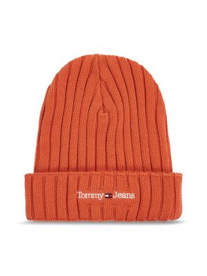 Шапка Tommy Jeans оранжевая