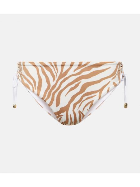 Bikini con stampa zebrato Max Mara beige