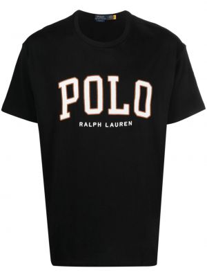 T-shirt mit stickerei mit stickerei mit reißverschluss Polo Ralph Lauren grün