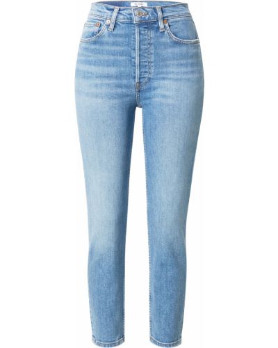 Jeans skinny a vita alta Re/done Blu