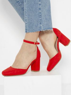 Pantofi Camaieu roșu