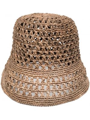Плетена шапка Ibeliv кафяво