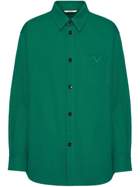 Košeľa Valentino Garavani zelená