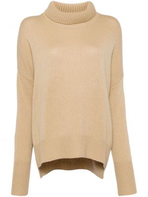 Džemper od kašmira Lisa Yang smeđa