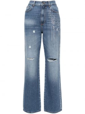 Straight jeans Twinset blau