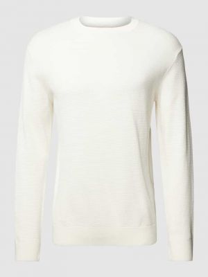 Dzianinowy sweter Tom Tailor Denim biały