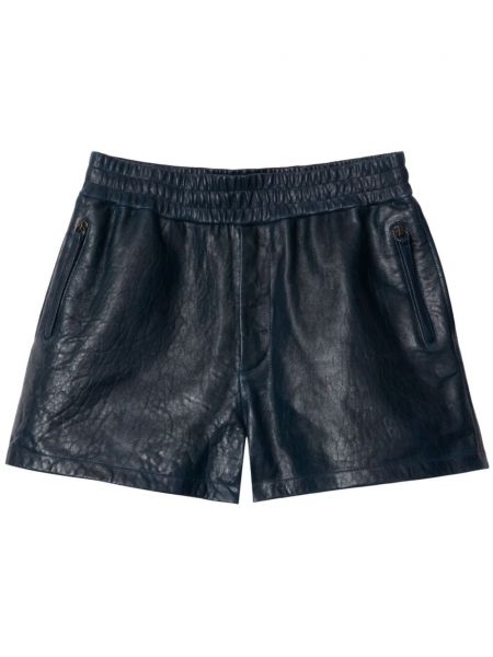 Læder shorts Burberry blå