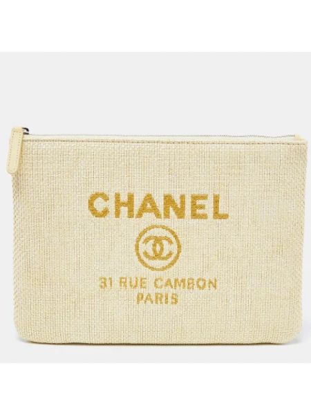 Kopertówka Chanel Vintage żółta
