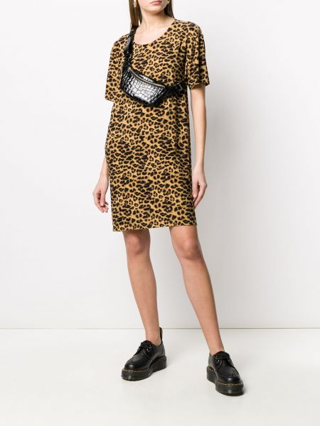 Mini vestido leopardo Norma Kamali