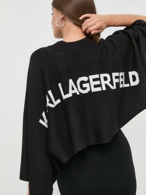 Czarny sweter Karl Lagerfeld