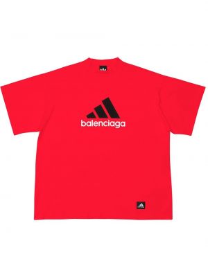 Тениска с принт Balenciaga